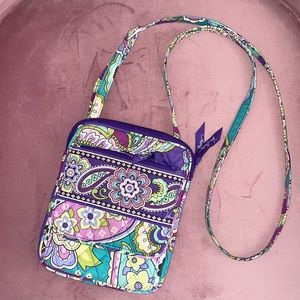 Vera Bradley Mini Hipster Crossbody Heather Pattern-Like New-Amazing Condition